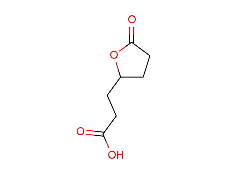 Molecular Structure of 6283-72-3 (3-(5-oxotetrahydrofuran-2-yl)propanoic acid)
