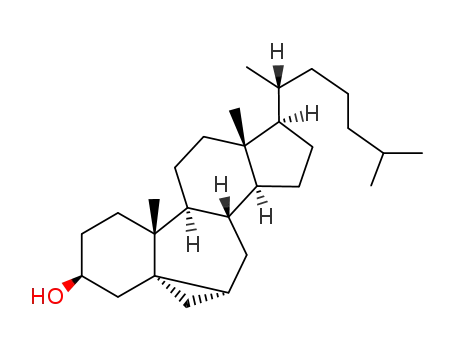 Molecular Structure of 35339-47-0 (3β-Hydroxy-5,6α-cyclopropano-5α-cholestane)