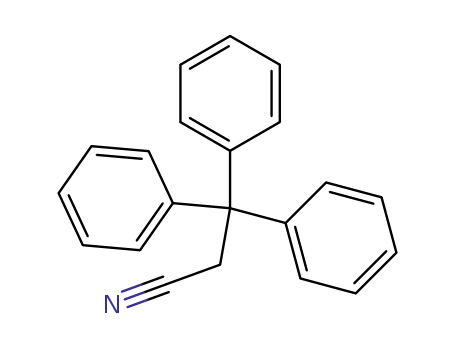 Molecular Structure of 64063-91-8 (3,3,3 TRIPHENYLPROPIONITRILE)