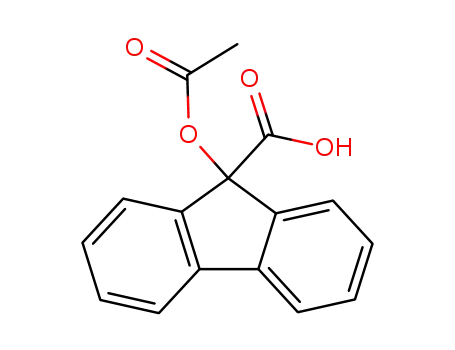 Molecular Structure of 307329-19-7 (9-acetoxy-9H-fluorene-9-carboxylic acid)