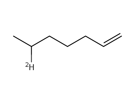Molecular Structure of 80963-54-8 (6-deuterio-1-heptene)