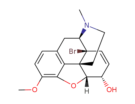 Molecular Structure of 4675-05-2 ((+)-14β-bromocodeine)