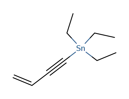 Molecular Structure of 994-98-9 (1-triethylstannylbut-3-ene-1-yne)