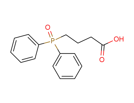 Molecular Structure of 73367-76-7 (4-Diphenylphosphinoylbutanoic acid)