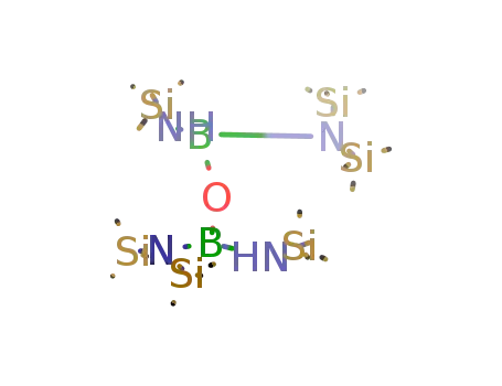 Molecular Structure of 113678-61-8 (oxybis((bis(trimethylsilyl)amino)((trimethylsilyl)amino)borane))