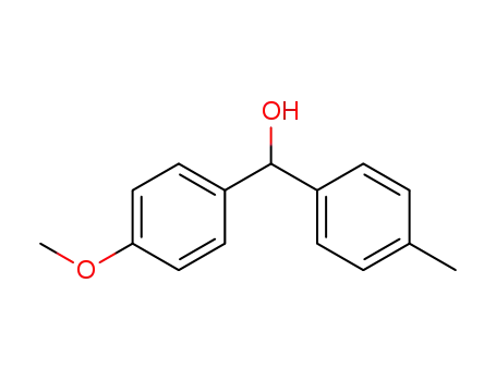 Molecular Structure of 838-22-2 (4-METHOXY-4'-METHYLBENZHYDROL)