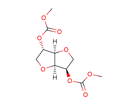 Molecular Structure of 1235553-24-8 (isosorbide di(methyl carbonate))
