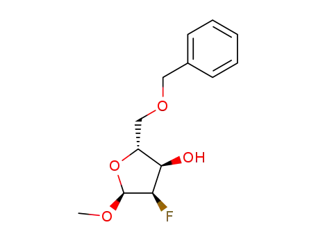 methyl 5-O-benzyl-2-deoxy-2-fluoro-α-D-ribofuranoside