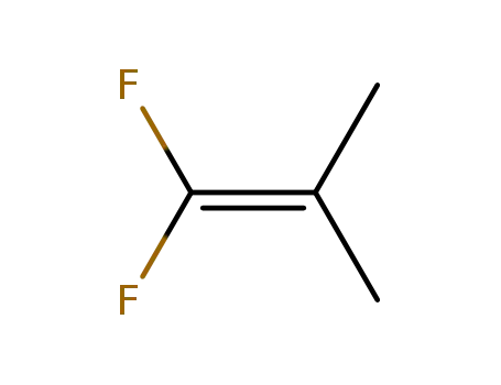 Molecular Structure of 381-66-8 (1-Propene, 1,1-difluoro-2-methyl-)