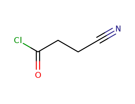 Molecular Structure of 17790-82-8 (3-cyanopropanoyl chloride)