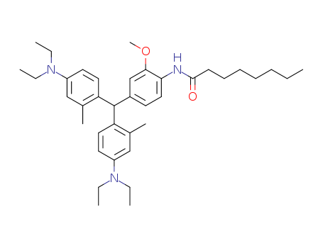 N-(4-(Bis(4-(diethylamino)-o-tolyl)methyl)-2-methoxyphenyl)octanamide