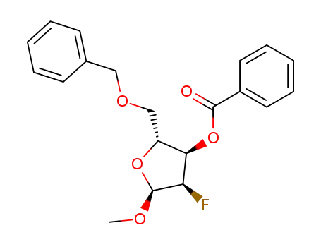 Benzoic acid (2R,3R,4R,5S)-2-benzyloxymethyl-4-fluoro-5-methoxy-tetrahydro-furan-3-yl ester