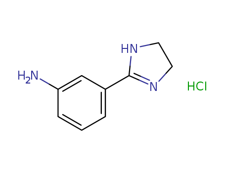 Benzenamine,3-(4,5-dihydro-1H-imidazol-2-yl)-, hydrochloride (1:1)
