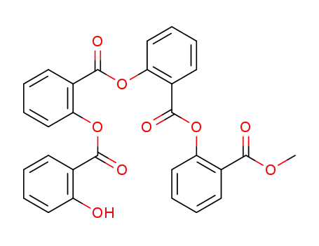 Molecular Structure of 85531-23-3 (2-[2-(2-salicyloyloxy-benzoyloxy)-benzoyloxy]-benzoic acid methyl ester)