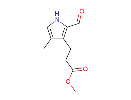 1H-Pyrrole-3-propanoic acid, 2-formyl-4-methyl-, methyl ester