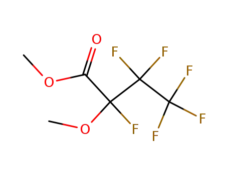 Molecular Structure of 74067-18-8 (α-methoxyperfluorobutiric acid methyl ester)