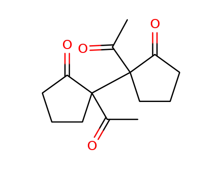Molecular Structure of 1426960-55-5 (1,1'-diacetyl-1,1'-bicyclopentyl-2,2'-dione)