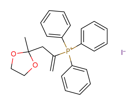 1-<(2-Methyl-1,3-dioxolan-2-yl)methyl>ethenyltriphenylphosphonium iodide