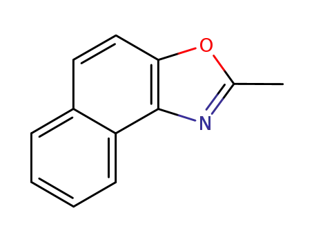 Molecular Structure of 85-15-4 (2-Methylnaphth[1,2-d]oxazole)