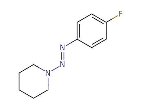 1-(4-fluoro-phenyldiazenyl)-piperidine