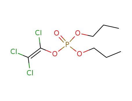Molecular Structure of 89094-86-0 (Phosphoric acid, dipropyl trichloroethenyl ester)