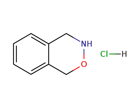 Molecular Structure of 14758-58-8 (3,4-dihydro-1<i>H</i>-benzo[<i>d</i>][1,2]oxazine; hydrochloride)