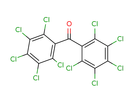 Molecular Structure of 33240-70-9 (Perchlorobenzophenone)