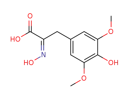 3-(4-hydroxy-3,5-dimethoxy-phenyl)-2-hydroxyimino-propionic acid