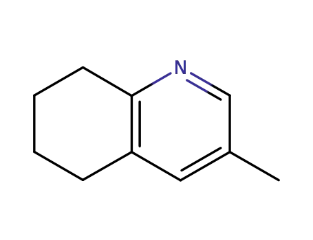 Molecular Structure of 28712-62-1 (5,6,7,8-tetrahydro-3-methylquinoline)