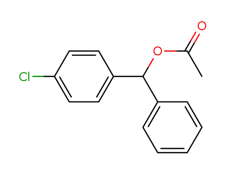 Molecular Structure of 958-06-5 ((4-chlorophenyl)(phenyl)methyl acetate)