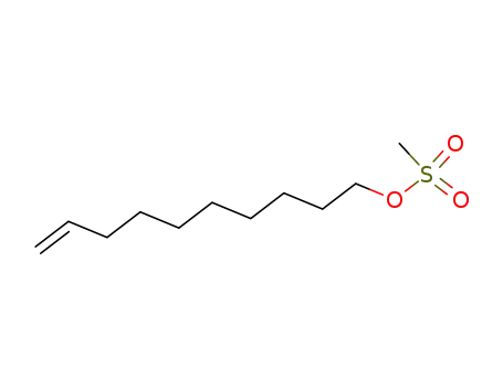 Molecular Structure of 114640-35-6 (dec-9-en-1-yl methanesulfonate)