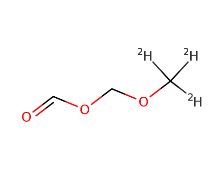 Molecular Structure of 110661-97-7 (methoxymethyl formate-d<sub>3</sub>)