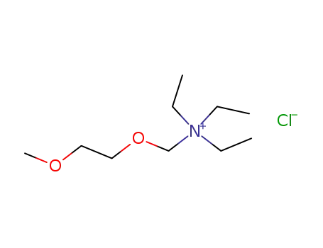 Molecular Structure of 60043-43-8 ((2-Methoxyethoxymethyl)triethylammonium chloride)