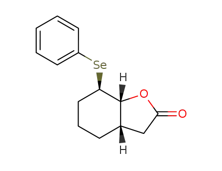 (3aα,7α,7aα)-hexahydro-7-(phenylseleno)-2(3H)-benzofuranone