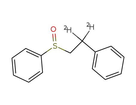 Molecular Structure of 112612-07-4 (2-phenylethyl-2,2-d2 phenyl sulfoxide)