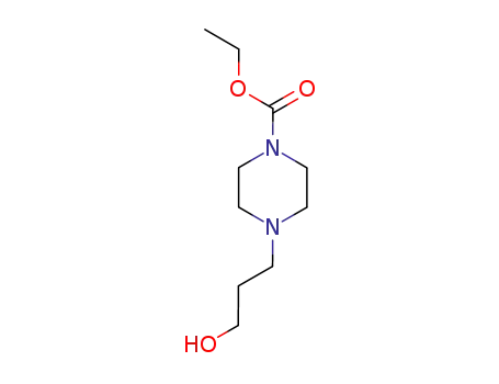 Molecular Structure of 7483-27-4 (ethyl 4-(3-hydroxypropyl)piperazine-1-carboxylate)