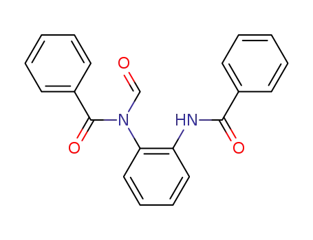 Molecular Structure of 131195-65-8 (1-benzoylamino-2-(benzoyl-formyl-amino)-benzene)