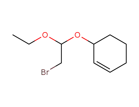 Molecular Structure of 85710-98-1 (Cyclohexene, 3-(2-bromo-1-ethoxyethoxy)-)