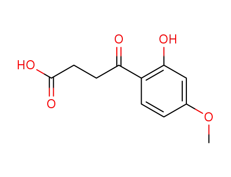 Molecular Structure of 14617-02-8 (4-(2-hydroxy-4-methoxyphenyl)-4-oxobutanoic acid)