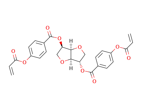 Molecular Structure of 256513-67-4 (2,5-Bis[4-(acryloyloxy)benzoyl]isosorbide)