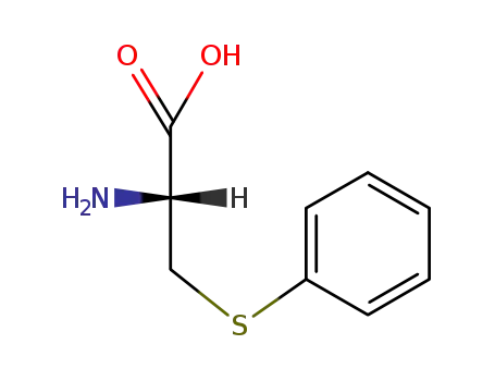 Molecular Structure of 34317-61-8 (S-Phenyl-L-cysteine)