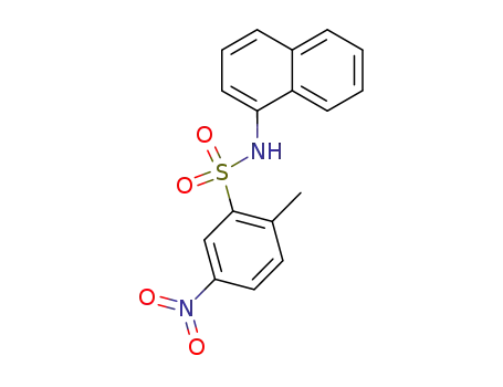 Molecular Structure of 108981-71-1 (2-methyl-5-nitro-benzenesulfonic acid-[1]naphthylamide)