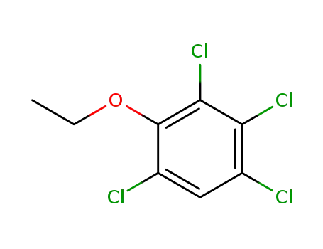 Molecular Structure of 56818-02-1 (1,2,3,5-Tetrachloro-4-ethoxybenzene)
