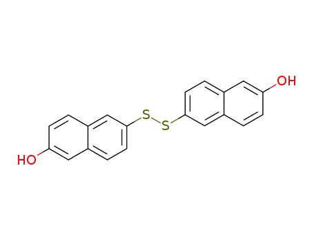 Molecular Structure of 6088-51-3 (6-HYDROXY-2-NAPHTHYL DISULFIDE)