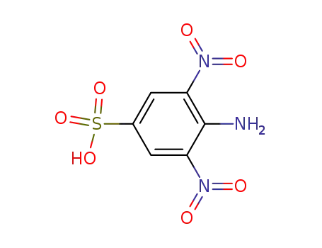 Molecular Structure of 98139-22-1 (4-aMino-3,5-dinitrobenzenesulfonic acid)