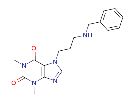 1H-Purine-2,6-dione,3,7-dihydro-1,3-dimethyl-7-[3-[(phenylmethyl)amino]propyl]-