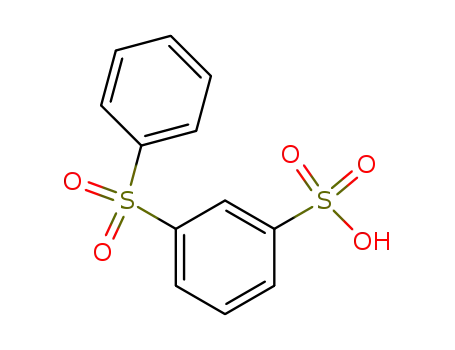 Molecular Structure of 63113-57-5 (3-phenylsulphonylbenzenesulphonic acid)