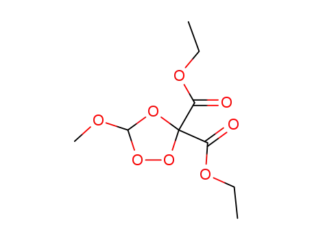 Molecular Structure of 82255-47-8 (5-Methoxy-[1,2,4]trioxolane-3,3-dicarboxylic acid diethyl ester)