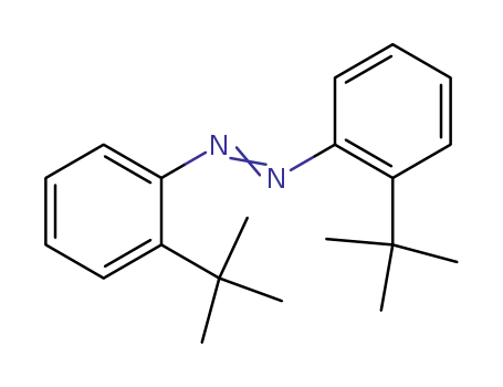 Molecular Structure of 21367-80-6 (Diazene, bis[2-(1,1-dimethylethyl)phenyl]-)