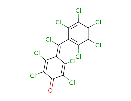 Molecular Structure of 144900-71-0 (Perchloro-4-benzylidenecyclohexadienone)